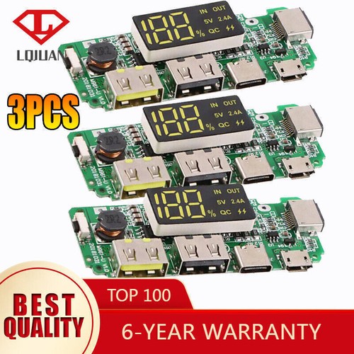 18650 board dual - 18650-board, 2.4a