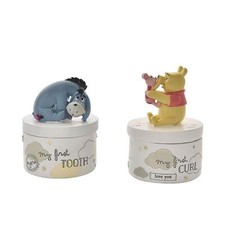 Winnie The Pooh Baby First Curl Keepsake Boxes Disney Memento Christening Gift
