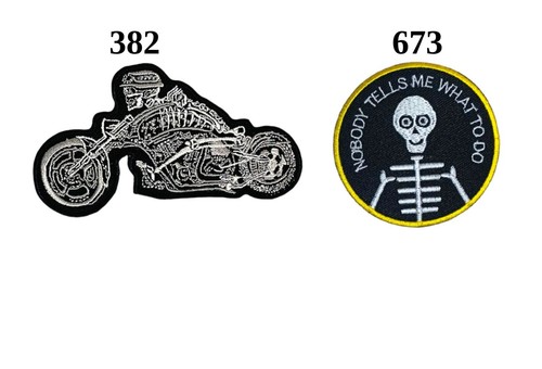 Chopper skelton biker skull - chopper,