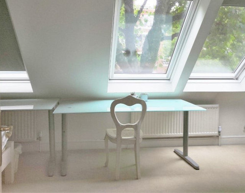 Ikea glass topped desk - ikea,