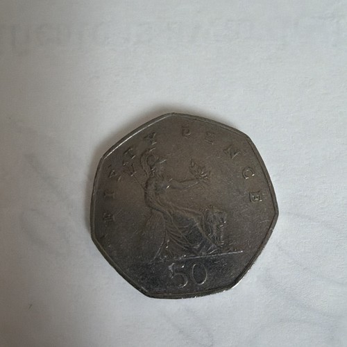 1997 50p coin britannia - 50p,