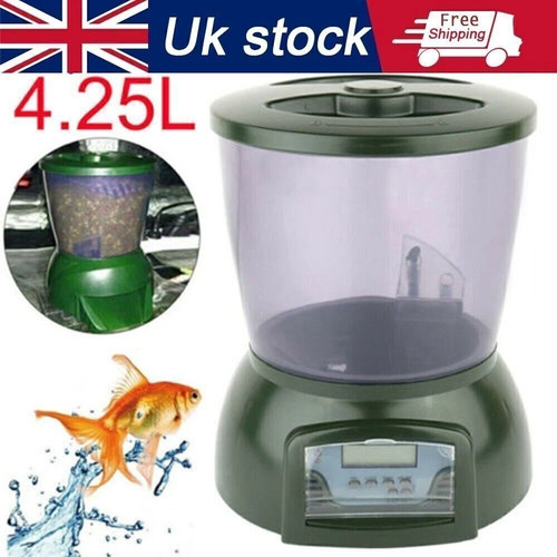 Automatic pond fish feeder - pond,