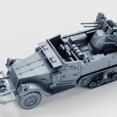 Half track armored - 1/72, us