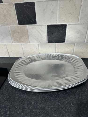 Set large oval silver - set, 6