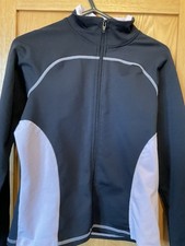 Girls Ice Skating Jacket By Chloe Noel, Black and Light Pink, Size AXS