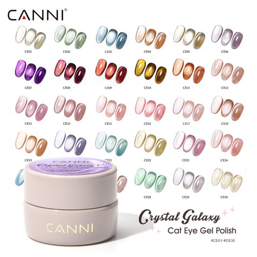 Canni cat eye nail gel - gel, uv