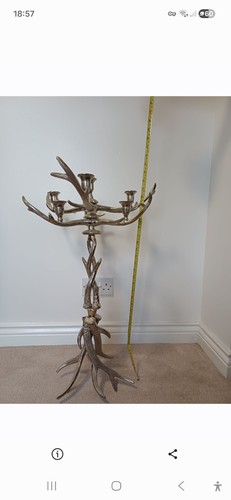 Nickel silver effect antler - effect,