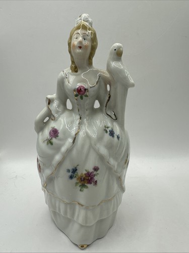Victorian lady porcelain - victorian,
