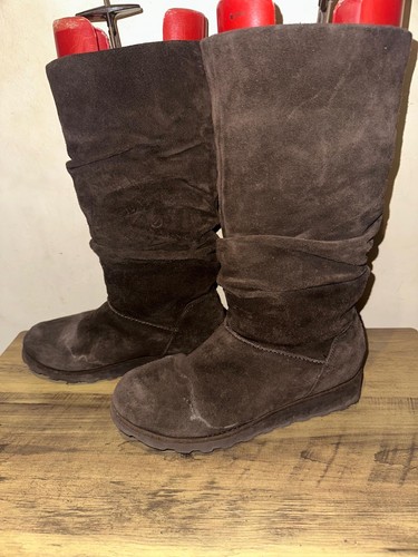 Bearpaw women brown faux suede - brown,