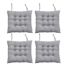 4pcs Chair Seat Pads Cushions Tie on Dining Garden Room Kitchen Patio Cushion