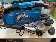 VISIQ. HAND HELD  ELECTRIC VIBRATING. HEATED MASSAGE UNIT. LITTLE USE.PAT TESTED