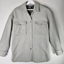 Zara Overshirt Jacket Sage