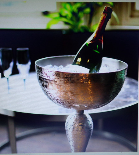 Champagne coupe etched bucket - champagne,