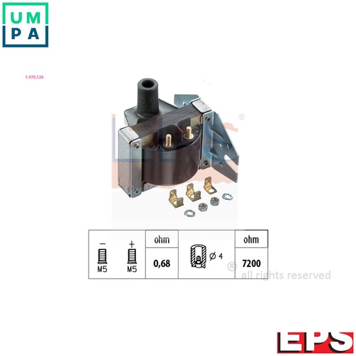 Ignition coil 970 126 for - 1.970.126, vw