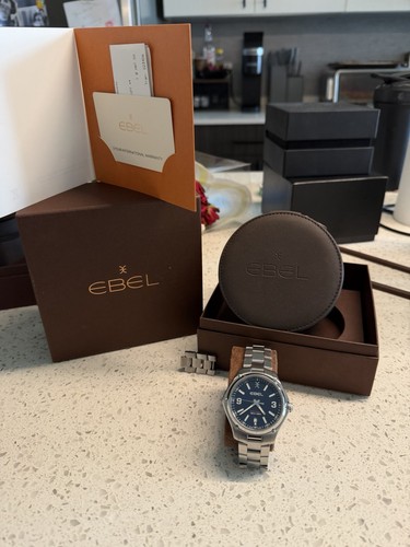 Ebel discovery gent blue dial - blue,