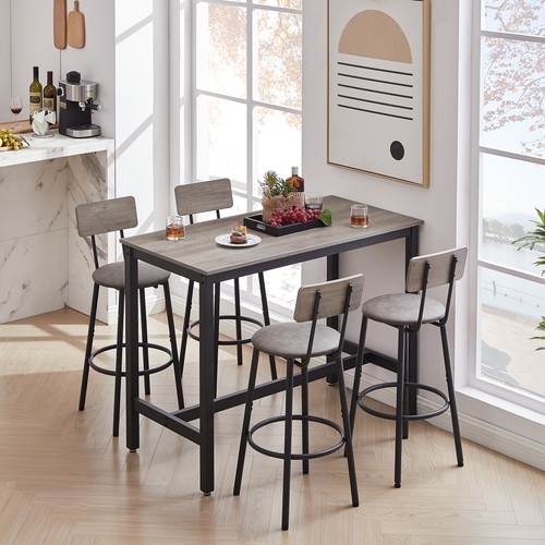 Piece dining table - 5, bar