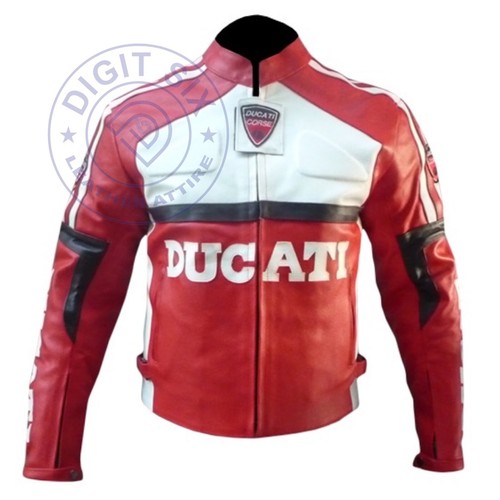 Men leather jacket ducati - men's,