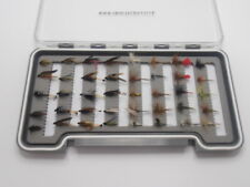 Trout Flies, 40 Boxed Set of Wet and Dry Flies variety, Fly Fishing NBX39