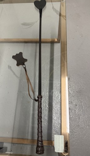 Leather riding crop real - riding,