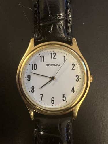 Sekonda gents gold plated - gents,
