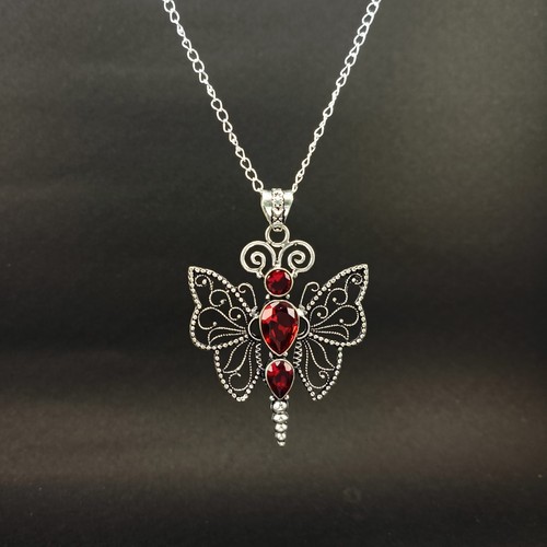Garnet gemstone 925 sterling - garnet,