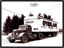 White Trucks New Metal Sign