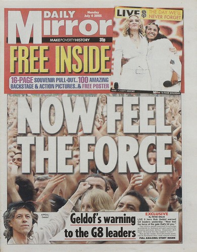 Daily mirror newspaper july - daily,