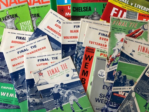 Cup final programmes - cup,