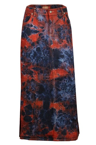 Clove jeans pencil skirt red - jeans,