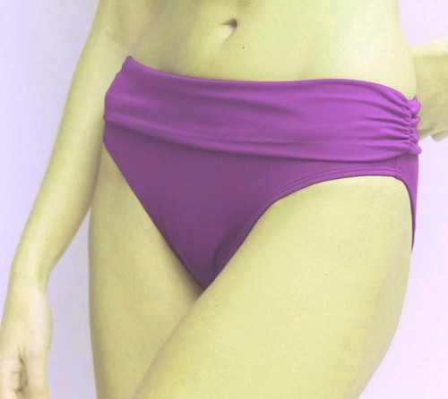 Boden purple fold over - , bikini