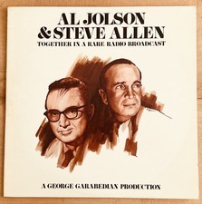 [Rare Record!] Al Jolson & Steve Allen LP: ‘Together In A Rare Radio Broadcast’
