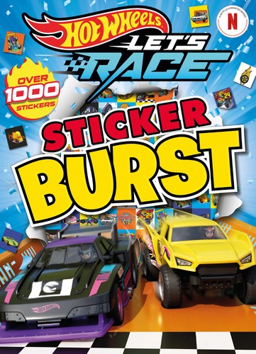 Hot wheels sticker burst - hot,
