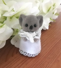 Sylvanian Families Vintage Koala Laying Baby Calico Critters