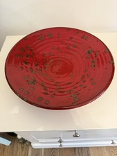 Red Glazed Ceramic Decorative