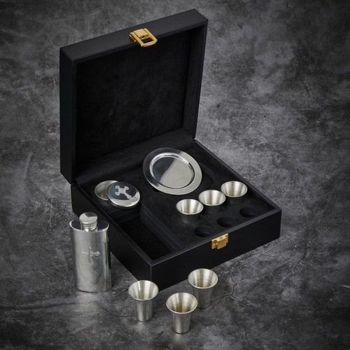 Pewter communion set - set, delux