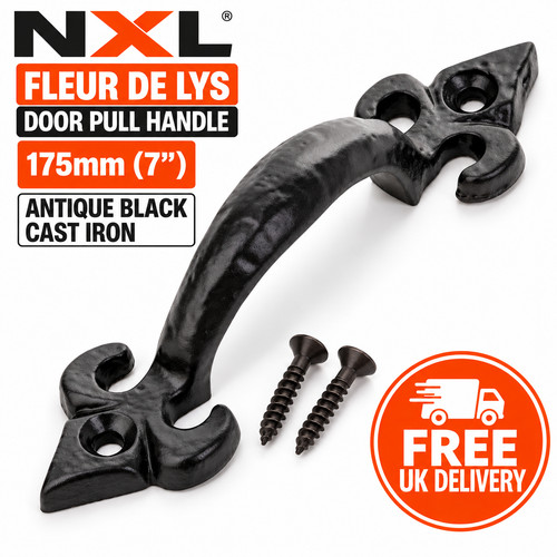 175mm antique black cast - black,