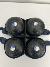 Henselite Classic Deluxe Size 4 Heavy Bowls Set Of 4 With Holder Used