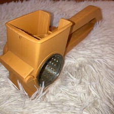 VTG Cheese Grater Moulinex Orange Mouli-Grater 1970s Left Or Right Hand *READ*