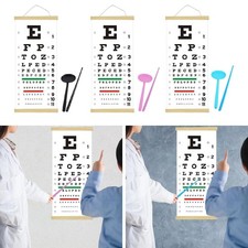 Eye Test Chart with Handheld