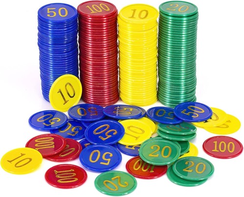 Plastic poker chips 100 - chips,