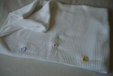 The Little White Company 100% Cotton Textured Throw Blanket Bespread 150x200cm