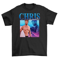 Retro Chris Hems Surfboard Dude Tee - Catching Waves in Style! Funny t-shirt, Un
