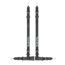 Takata Drift II Black (Bolt In) asm 4 Point ECE Approved Harness