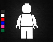 LEGO MAN SILHOUETTE VINYL DECAL STICKER CAR/VAN/WALL/WINDOW/DOOR/LAPTOP/TABLET