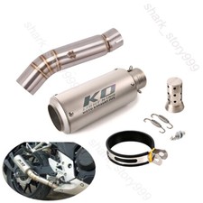 Slip For Honda CBR500 CB500X CB500F 2013-2019 Exhaust Mid  Pipe Muffler End Can