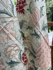 Nearly New William Morris Interior Printed Cotton Fabric X2 Pieces 