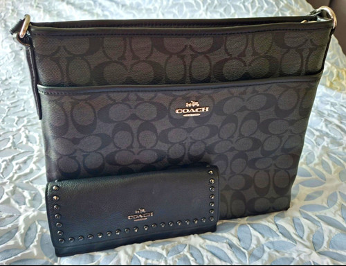 Coach signature zip - coach,