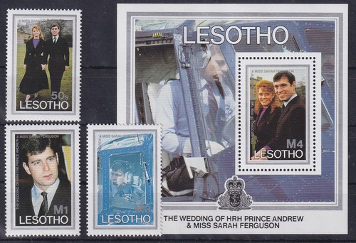 Lesotho 1986 wedding prince - lesotho,