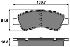 NAP Front Brake Pad Set for