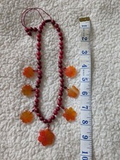 lola rose necklace Carnelian Flowers